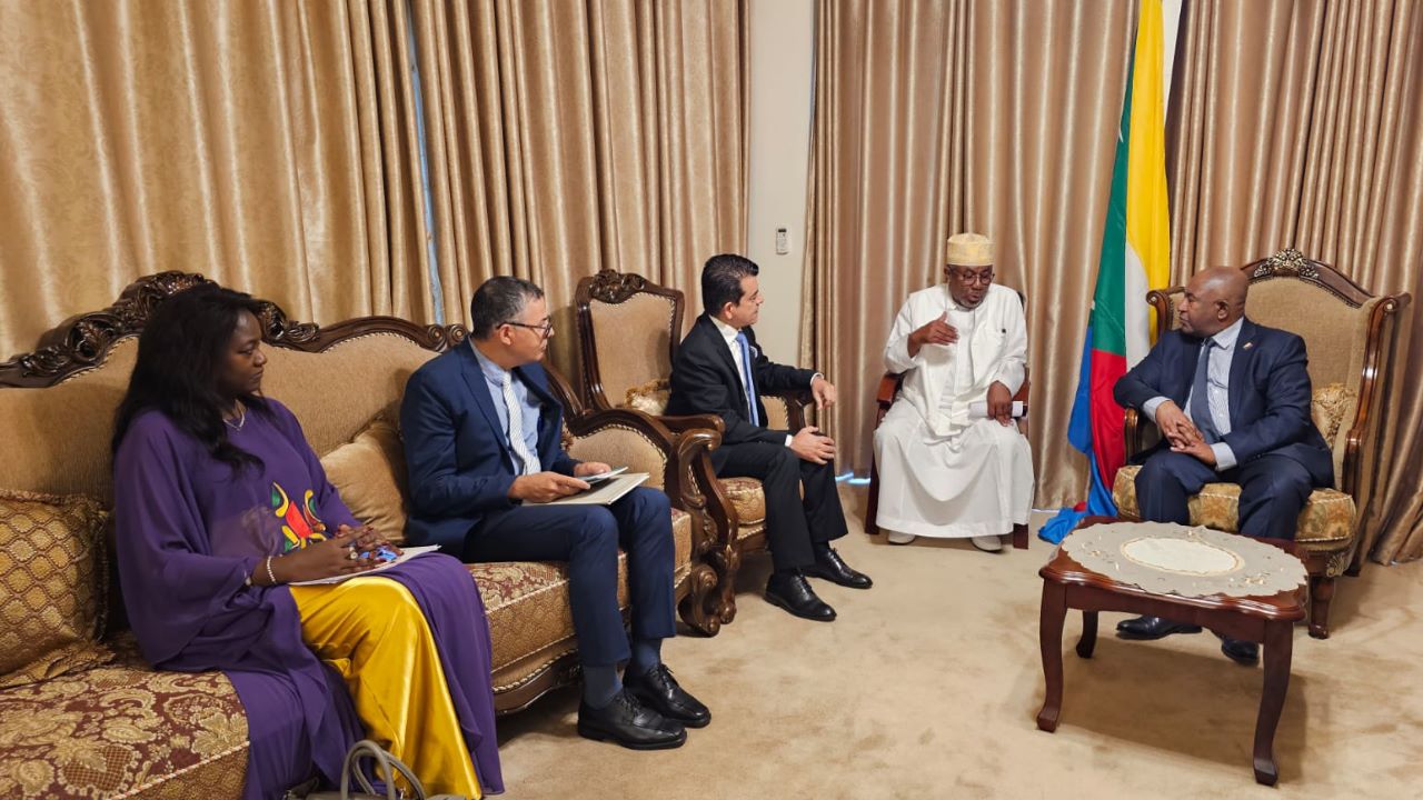 President Of The Union Of The Comoros Receives ICESCO Director General