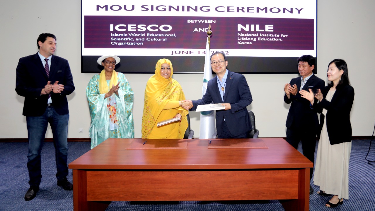 ICESCO and Korean National Institute for Lifelong Education (NILE) Sign Cooperation Agreement