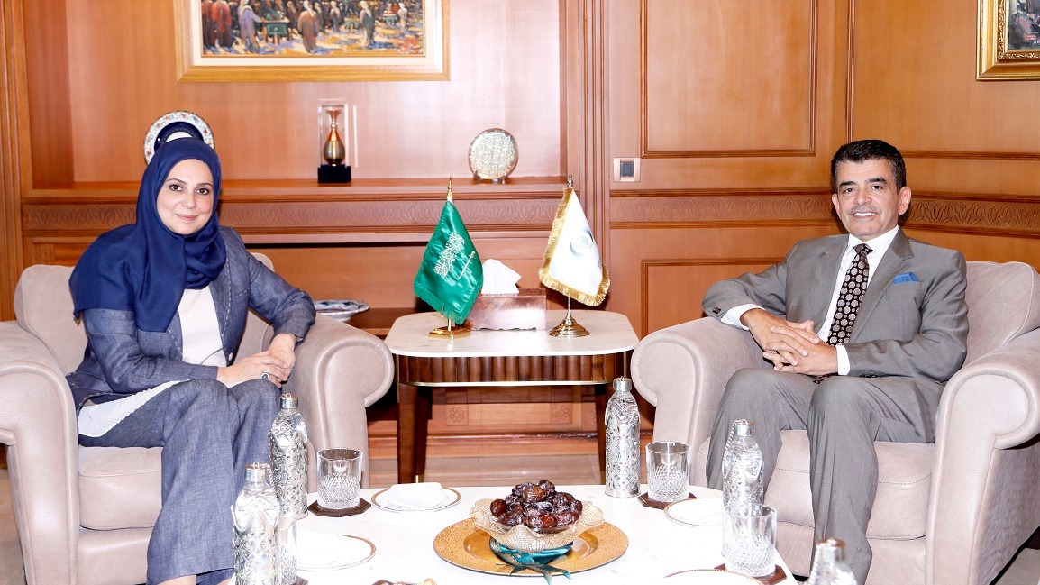 Le Directeur général s’entretient avec l’attachée culturelle saoudienne à Rabat