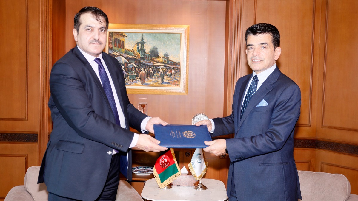 Le Directeur général de l’ICESCO reçoit les lettres de créance du délégué permanent de l’Afghanistan auprès de l’Organisation