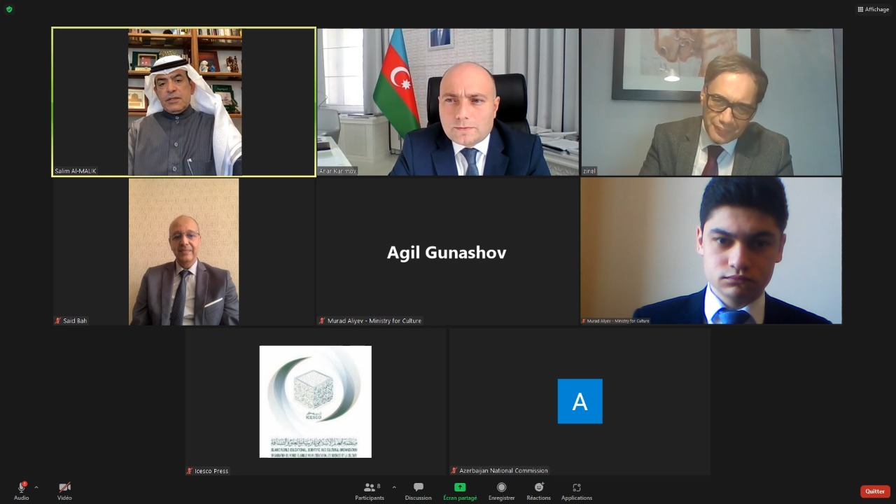 AlMalik et Karimov examinent les développements de la coopération en matière de culture entre l’ICESCO et l’Azerbaïdjan