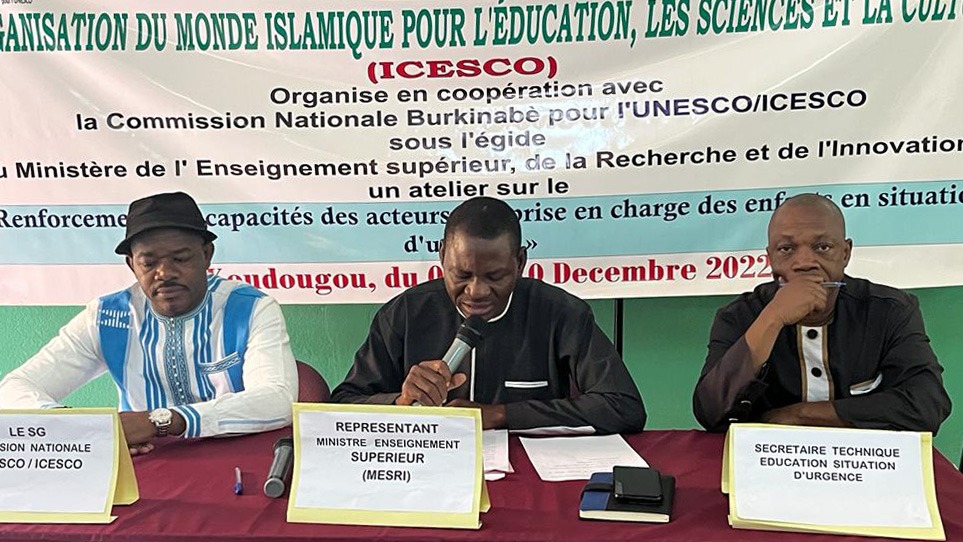 ICESCO Organizes Workshop on Emergency Childcare in Burkina Faso