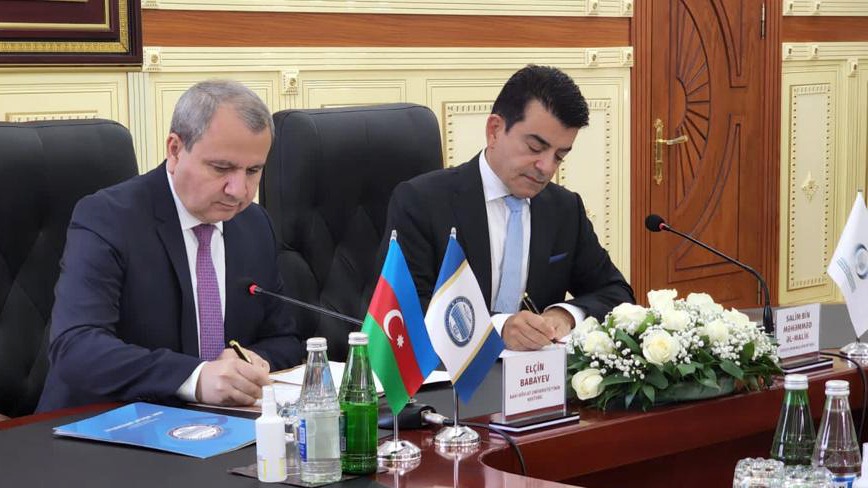 Signing of an agreement to establish ICESCO Chair for Biomedical Materials at Baku State University