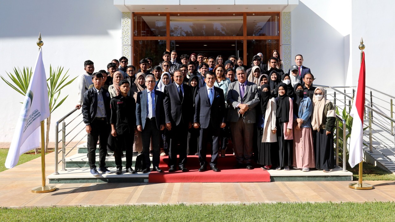 Une délégation d’étudiants indonésiens en visite au siège de l’ICESCO à Rabat