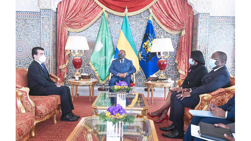 Le Président de la République gabonaise reçoit le Directeur général de l’ICESCO au palais présidentiel à Libreville