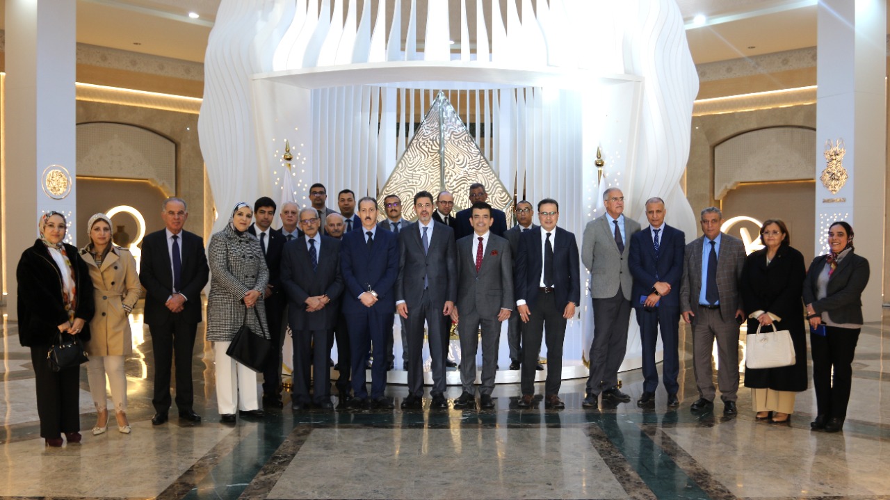 Delegations from the Moroccan Supreme Council of the Judicial Power and the Moroccan Public Prosecutor’s Office visit the Museum of the Prophet’s Biography at ICESCO