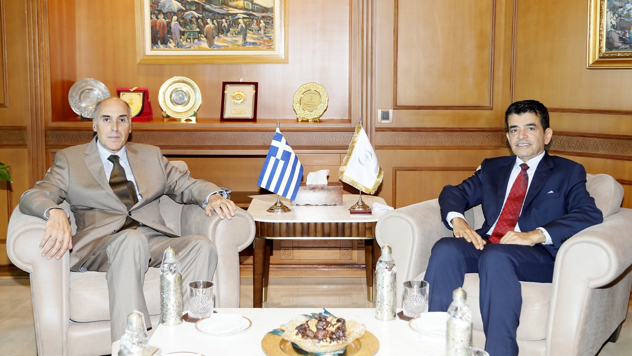 Le Directeur général de l’ICESCO reçoit l’Ambassadeur de la Grèce à