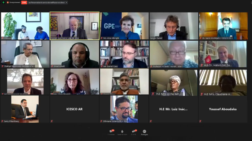 Participants in ICESCO Webinar Call on International Community to Guarantee the Right to Education for All