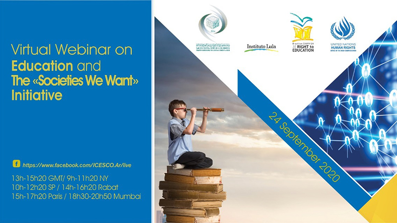 Lula Da Silva and Prominent Figures Participate in ICESCO’s Upcoming International Webinar on Future Roles of Education in Building Societies