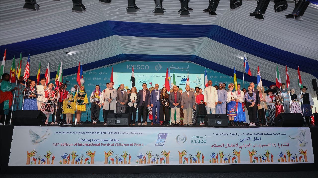 L’ICESCO accueille la cérémonie de clôture de la 15ème édition du Festival international des enfants de la paix