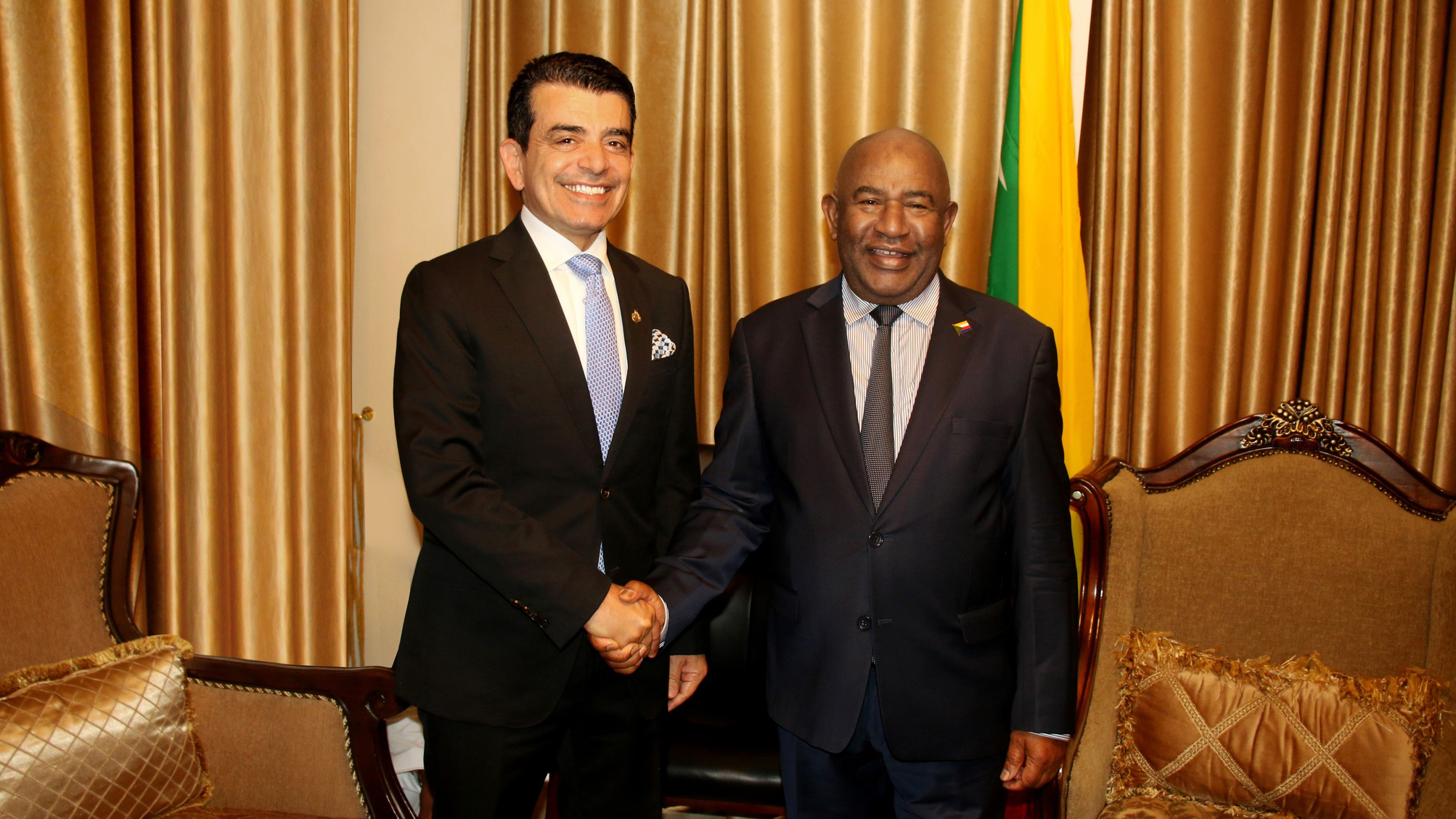 Le Président de l’Union des Comores reçoit le Directeur général de l’ICESCO au palais de Beit-Salam