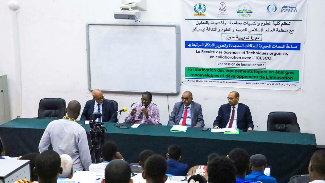 ICESCO & Nouakchott University hold a training session on manufacturing renewable energy equipment