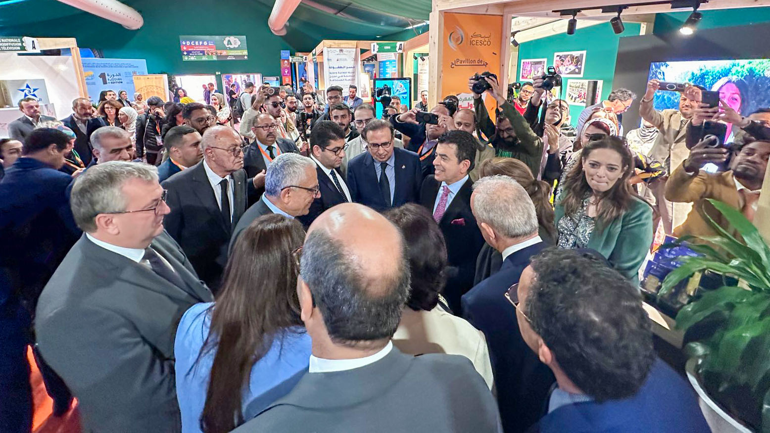 Various activities at ICESCO pavilion at the International Children’s and Youth Book Fair in Casablanca