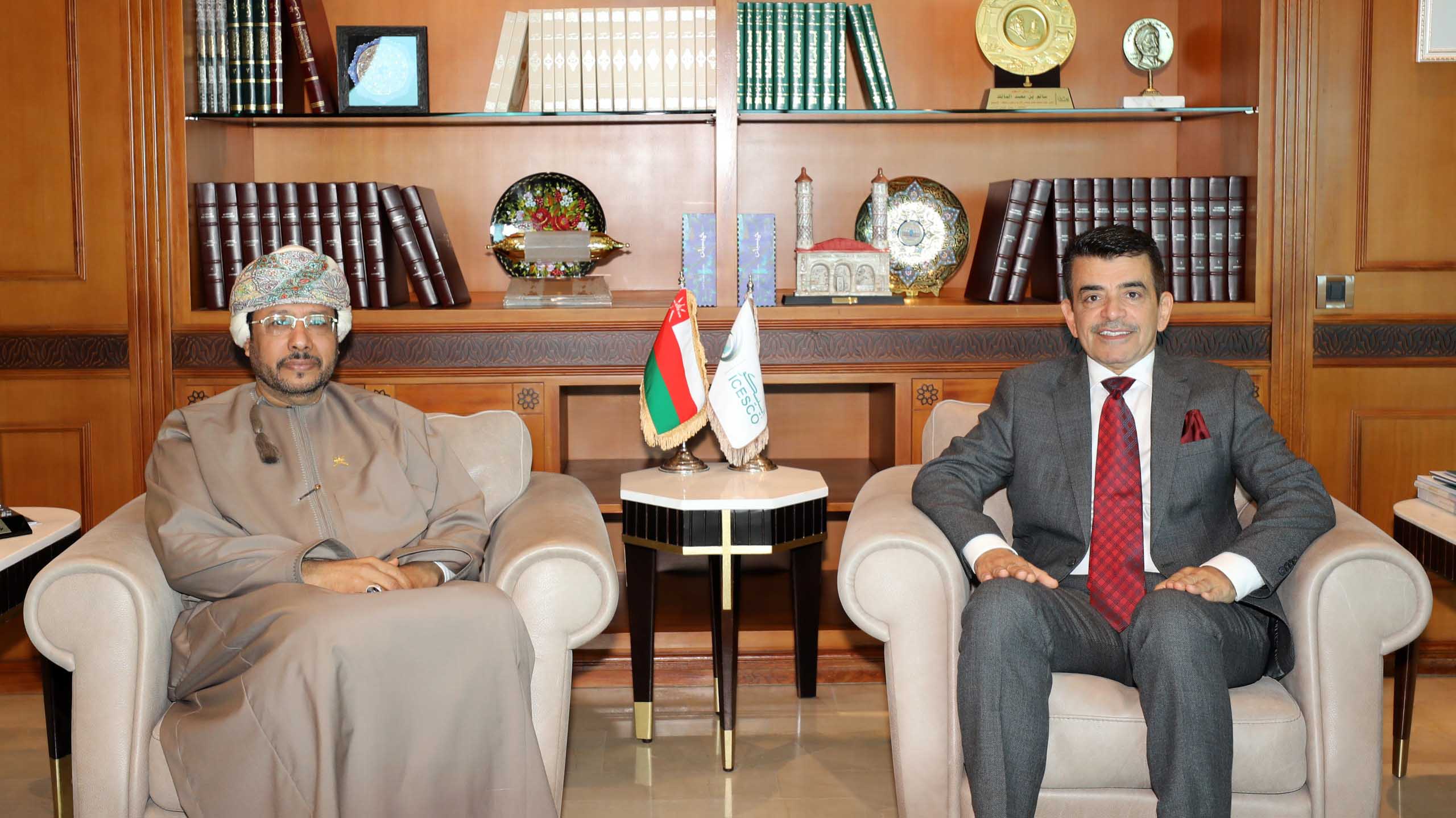 ICESCO Director-General Receives the Ambassador of the Sultanate of Oman in Rabat