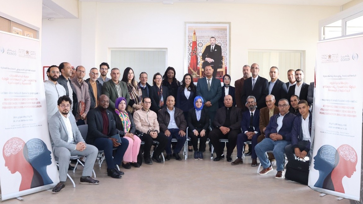 ICESCO and Moroccan Ministry of Youth, Culture and Communication Hold a Training on Psychosocial First Aid