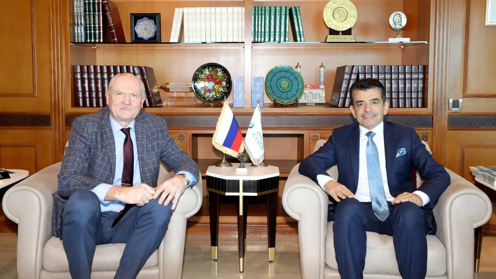 ICESCO Director-General receives the Ambassador of the Russian Federation in Rabat